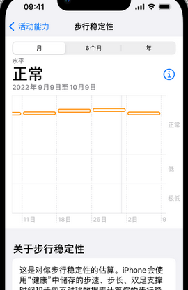 龙胜iPhone手机维修如何在iPhone开启'步行稳定性通知'