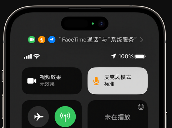 龙胜苹果授权维修网点分享iPhone在通话时让你的声音更清晰 