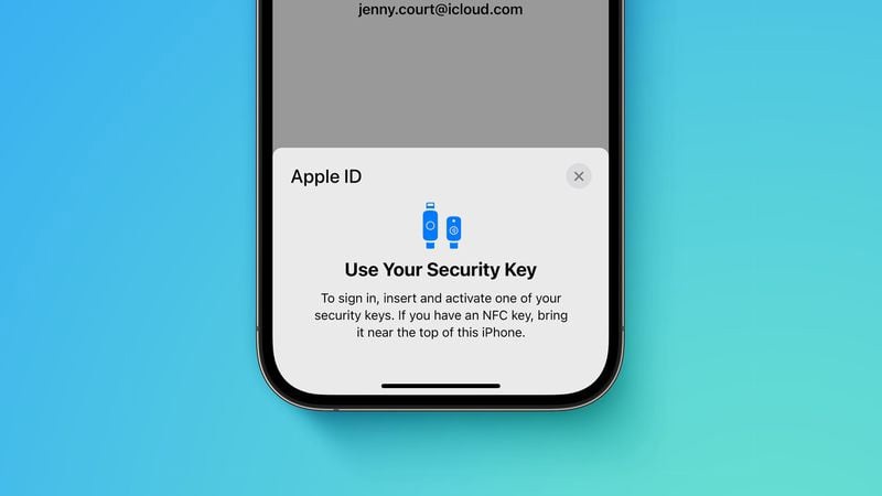 龙胜苹果手机维修分享iOS 16.3 新增的 Apple ID 的安全密钥有什么功能 