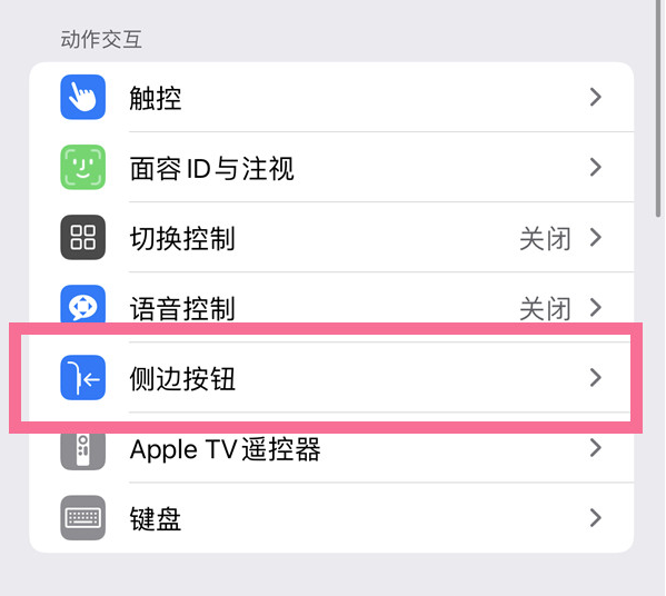 龙胜苹果14维修店分享iPhone14 Plus侧键双击下载功能关闭方法 