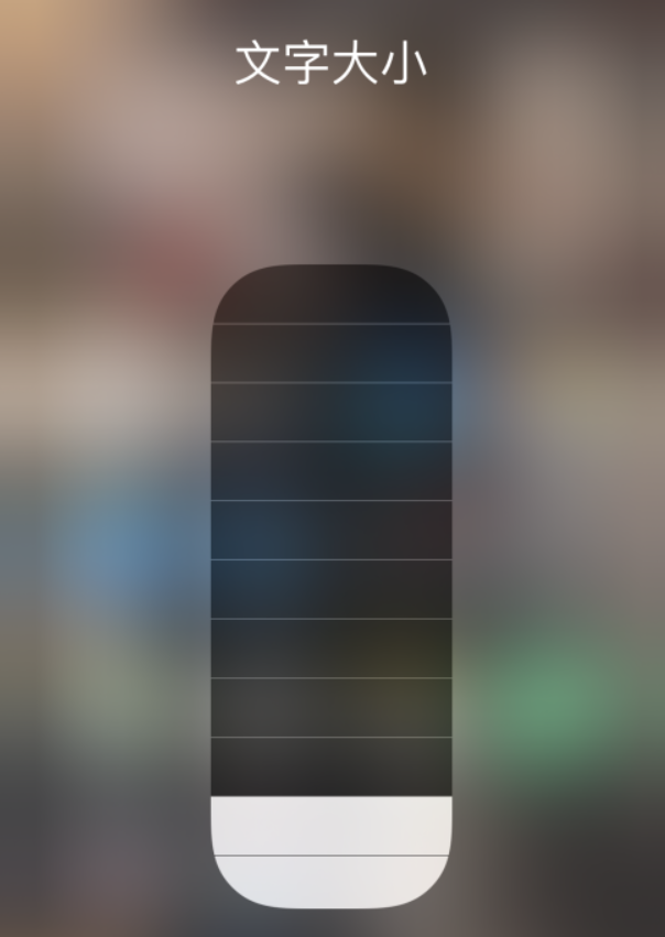 龙胜苹果手机维修分享小技巧：在 iPhone 控制中心快速调节字体大小 